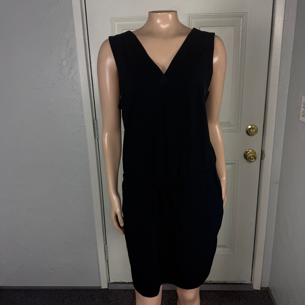Toad & Co Sunkissed Liv Dress Small Sleeveless Mini V neck Lightweight travel O7